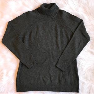 Green Turtleneck Sweater